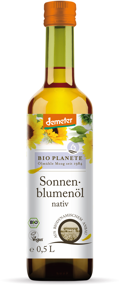 BIO PLANÈTE Demeter Sonnenblumenöl nativ 500 ml