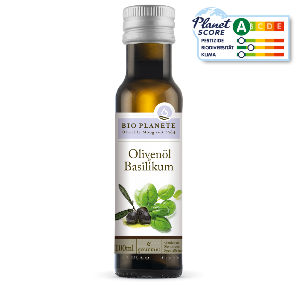 BIO PLANÈTE Olivenöl und Basilikum 