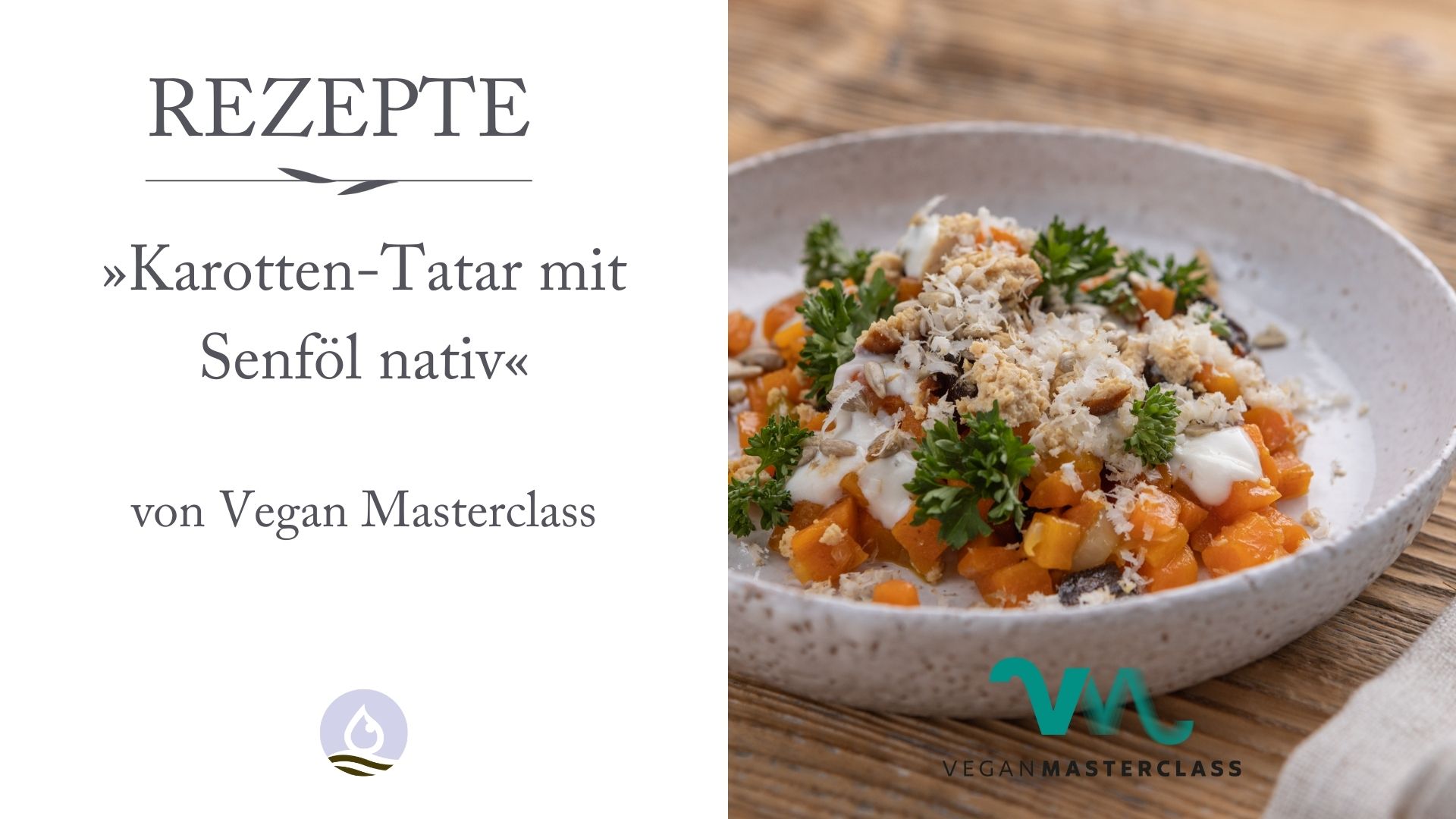 Karotten-Tatar mit BIO PLANÈTE Senföl nativ